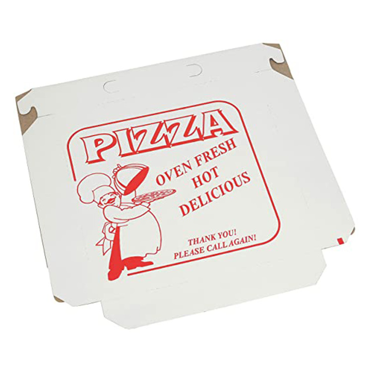 Wholesale High Quality Cheap Custom Logo Portable Reusable Corrugated Delivery Paper Pizza Box