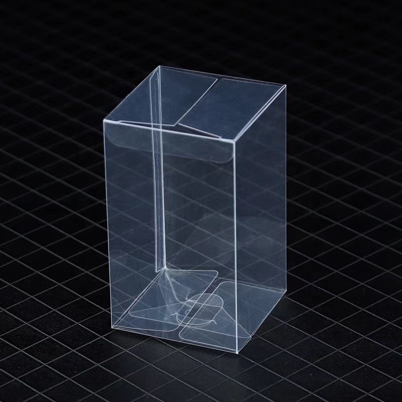 Custom logo eco recyclable pvc manufacturer plastic clear package box clear pet plastic boxes square box clear packaging