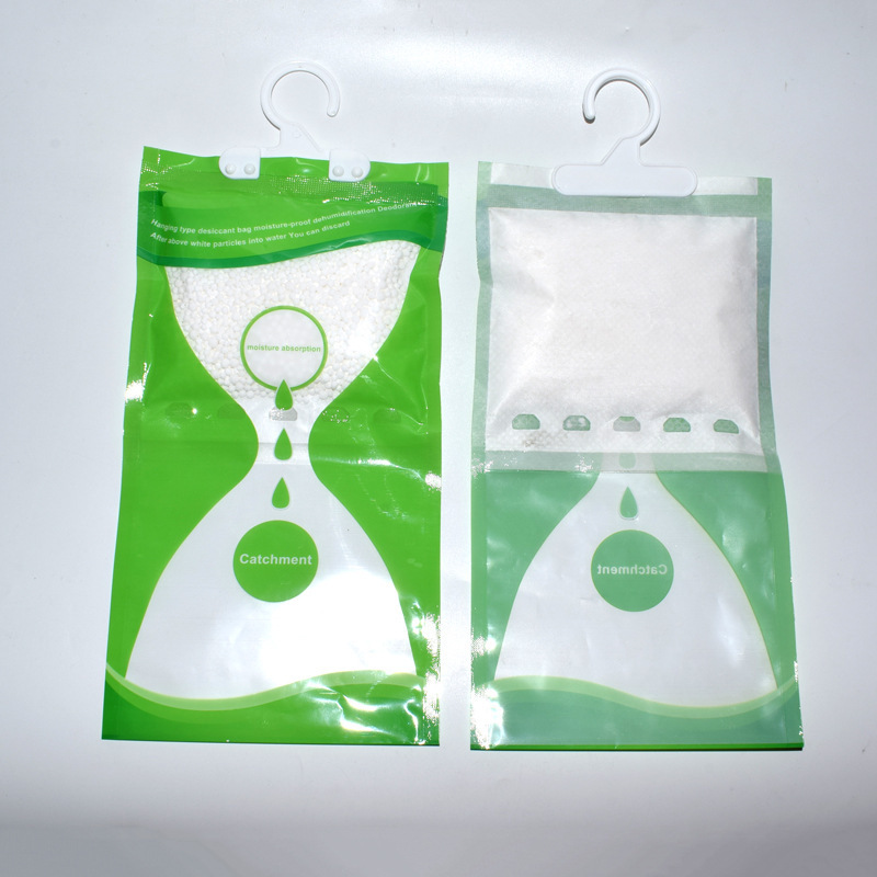 160g Indoor closet moisture absorber and odor eliminator hanging dehumidifier bag for wardrobe