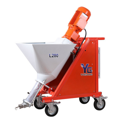 High Efficiency mortar spraying equipment wall cement spray plaster machine plunger pump concrete spraying machine