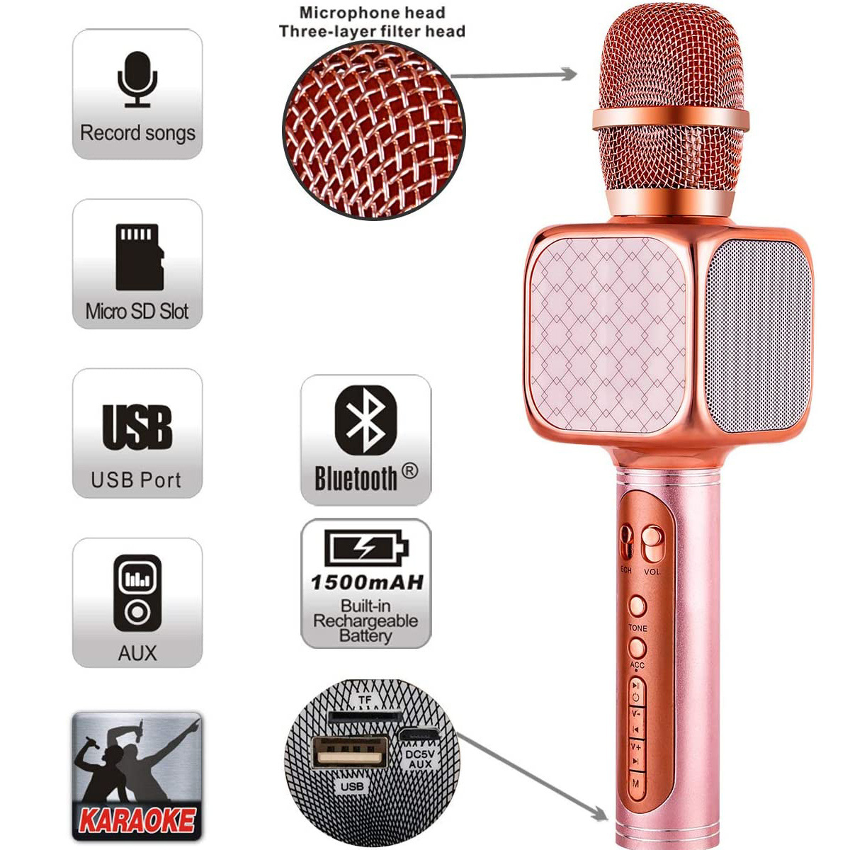 China Good karaoke player handheld karaoke player portable karaoke player