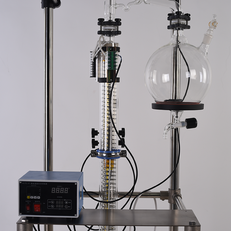 10L Lab Horizontal rectification column with electromagnetic reflux ratio funnel