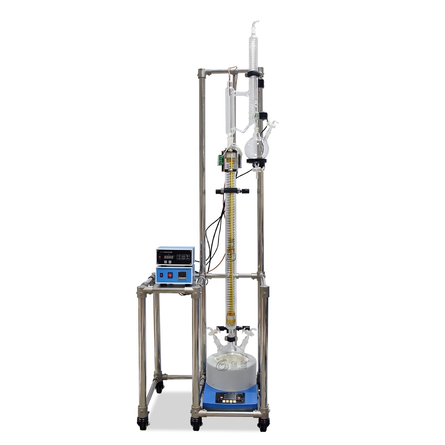 1L 2L 3L 5L 10L 20L Laboratory unit for distillation / glass distillation unit / packed distillation column