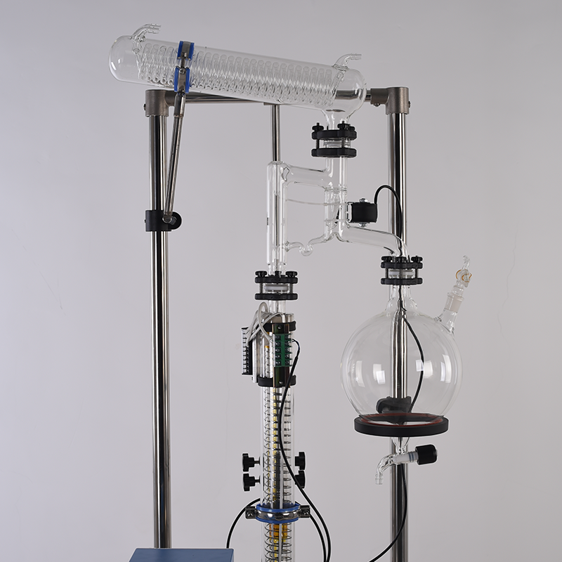 10L Lab Horizontal rectification column with electromagnetic reflux ratio funnel