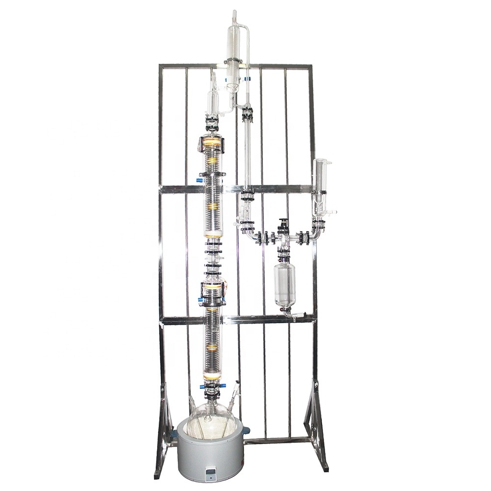 1L 2L 3L 5L 10L 20L Laboratory unit for distillation / glass distillation unit / packed distillation column