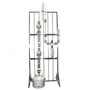 1L 2L 3L 5L 10L 20L Laboratory unit for distillation / glass distillation unit / packed distillation column