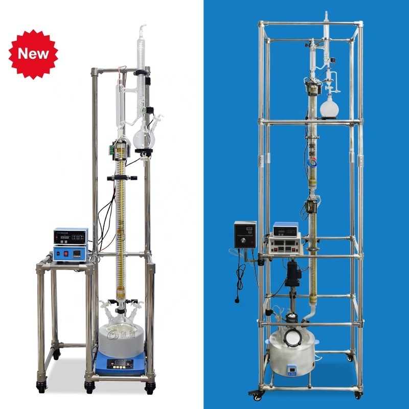 1L 2L 3L 5L 10L 20L Laboratory unit for distillation / glass distillation unit / packed distillation column