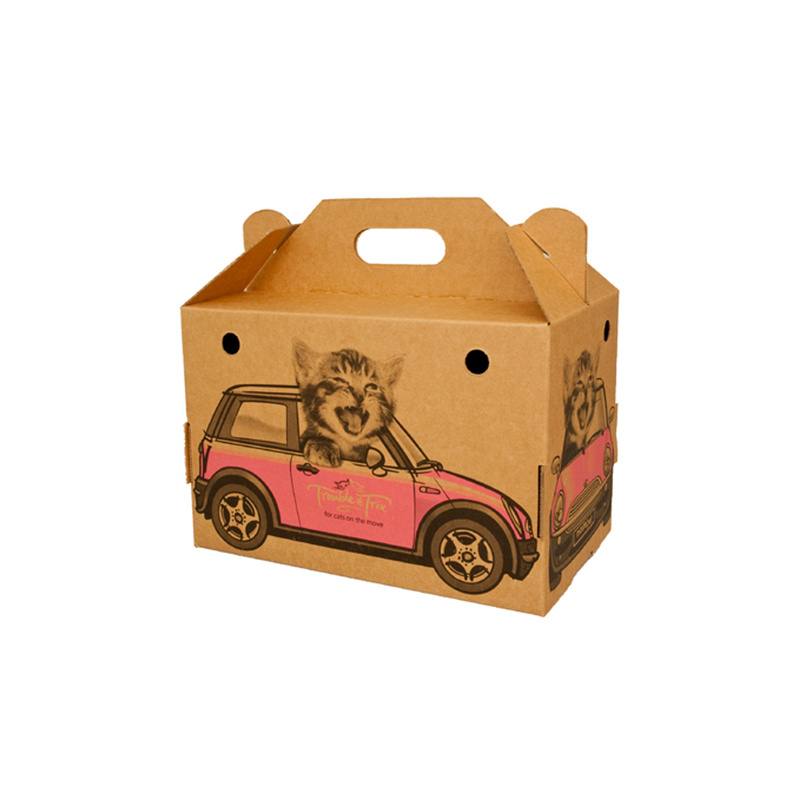 High quality pet packaging box pet carrier cardboard box