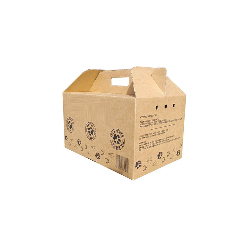 High quality pet packaging box pet carrier cardboard box