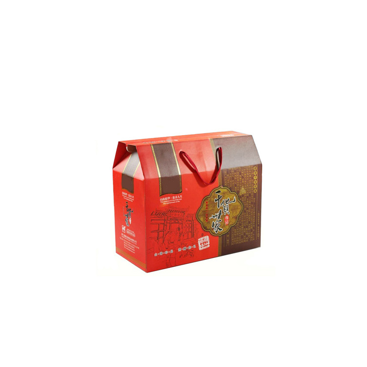 Apple orange banana mango fruit carton box price low with handle design