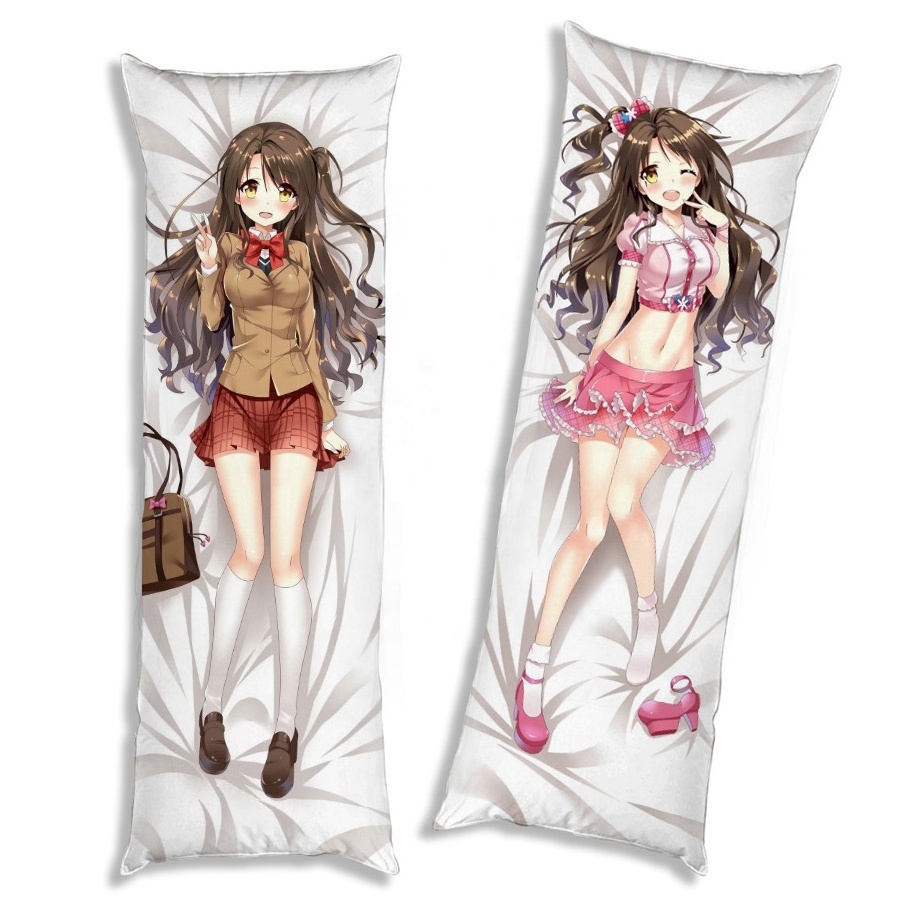 Custom Size Otaku Japanese Adult Anime Hentai Uncensored Dakimakura adult anime body pillow for adults 54x 20