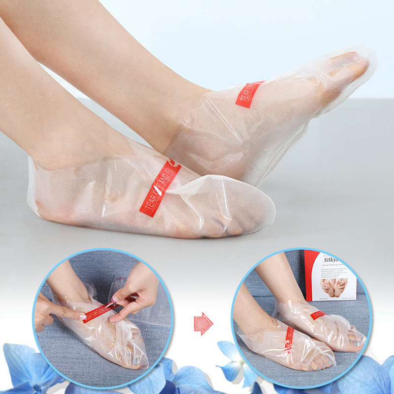 Oem Foot Skin Care Products Peeling Exfoliating Remove Dead Skin Cuticles Heel Foot Care Feet Sheet Mask Socks