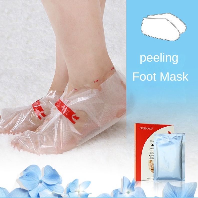 Oem Foot Skin Care Products Peeling Exfoliating Remove Dead Skin Cuticles Heel Foot Care Feet Sheet Mask Socks