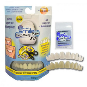 Strong Reusable Temporary Makeup Gap Filling Dental Glue Tooth Repair Thermal Forming Dentures Moldable False Teeth