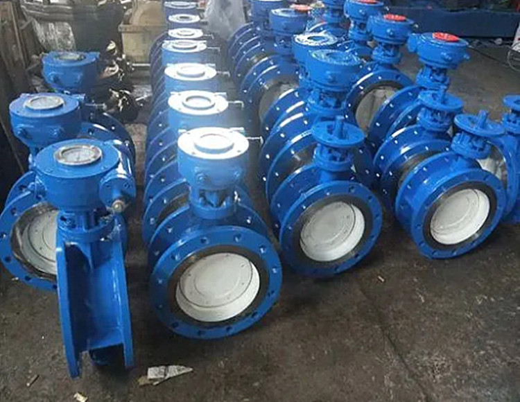 Competitive price best selling cast iron marine wafer type butterfly valve