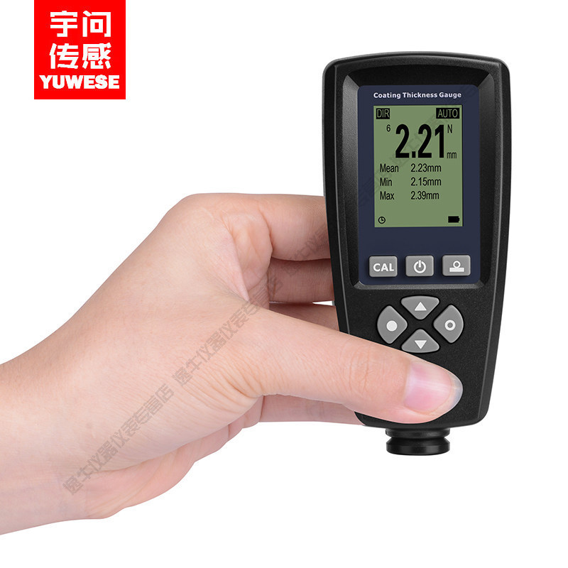 Thickness gauge 0-5000um auto Fe paint coating thickness gauge