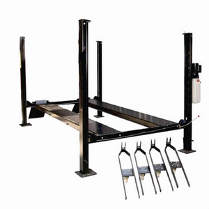 4 post car lift four post medium height car lift with hydraulic tools