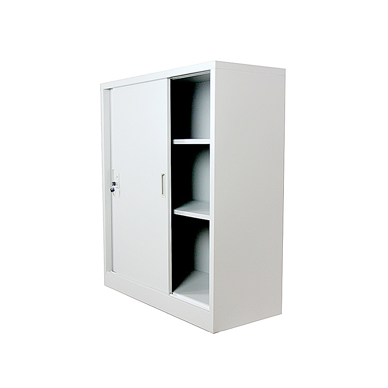 Mobile Cold Rolled Steel Plat Dense Locked File Cabinets Rustic Desk Fire Proof Office Steel 2 Doors Filing Cabinet