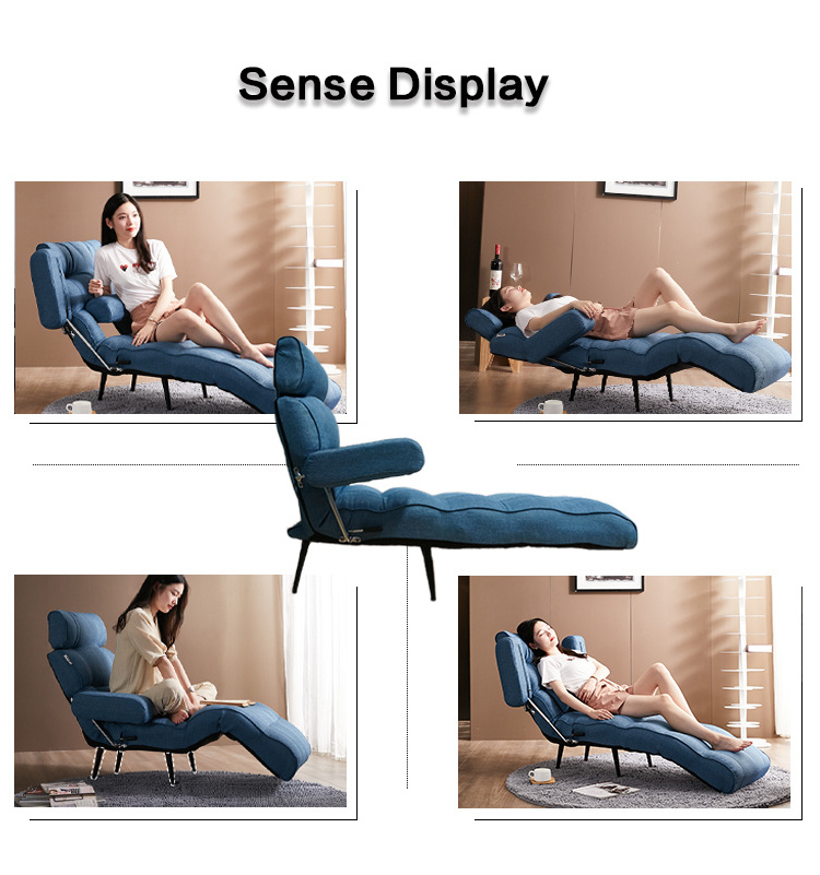 Free sample 2021 Patented new design living room chair  automatic handle adjustment  living room floor chair