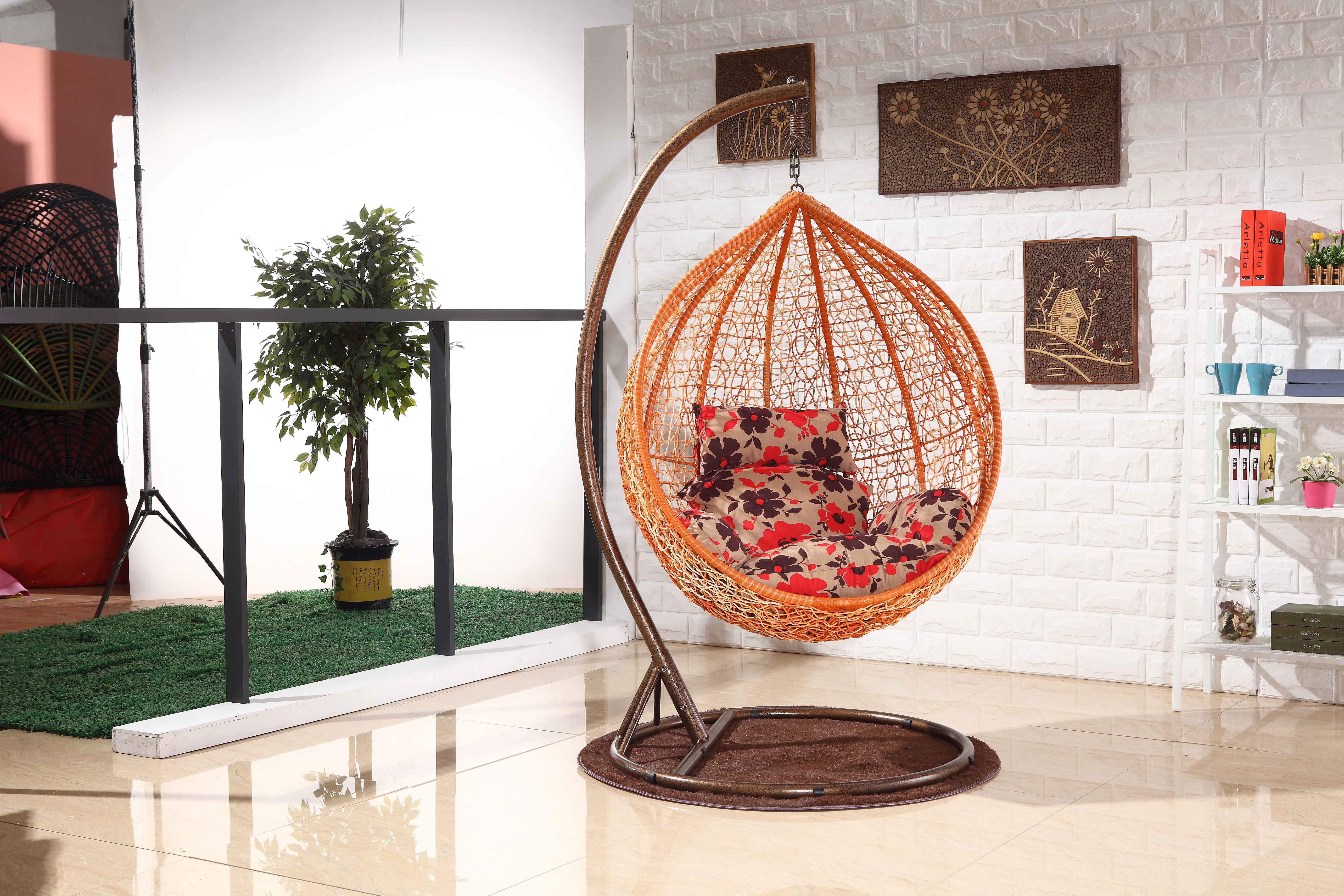 Indoor and outdoor lazy people hanging basket wicker chair balcony leisure cradle chair