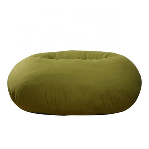 Short Plush Large size round beanbag cover relax comfortable bean bag bed