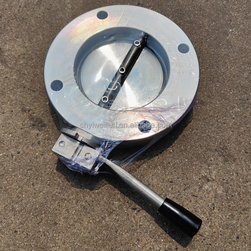 DN80 DN200 Manual Vacuum Butterfly Valve GI Type High Vacuum Stainless Steel Air Wafer Butterfly Valves