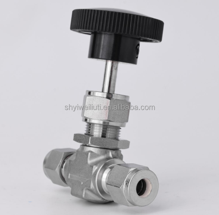 6000psi 12mm OD SS316 Forged Body 1/2 Male Female NPT Needle Valve Thread High Pressure 10000psi 1 4 Needle Type Valve