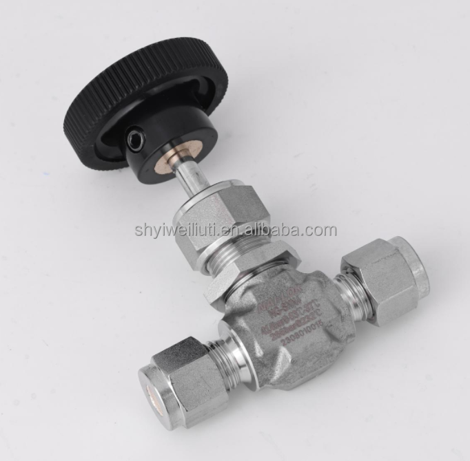 6000psi 12mm OD SS316 Forged Body 1/2 Male Female NPT Needle Valve Thread High Pressure 10000psi 1 4 Needle Type Valve