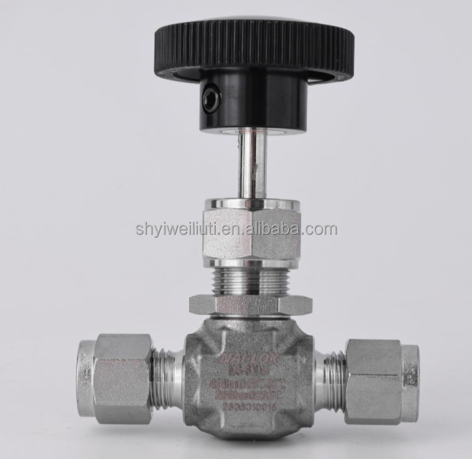 6000psi 12mm OD SS316 Forged Body 1/2 Male Female NPT Needle Valve Thread High Pressure 10000psi 1 4 Needle Type Valve