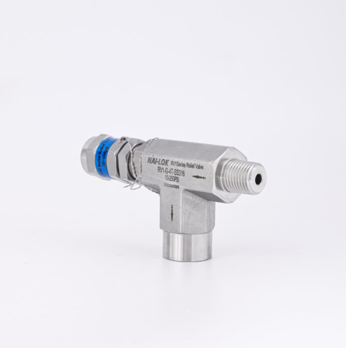 1/2 Male NPT FNPT Relief Valves Compression Tube Ends Stainless Steel 316 Instrument PSV Pressure Safety Valve