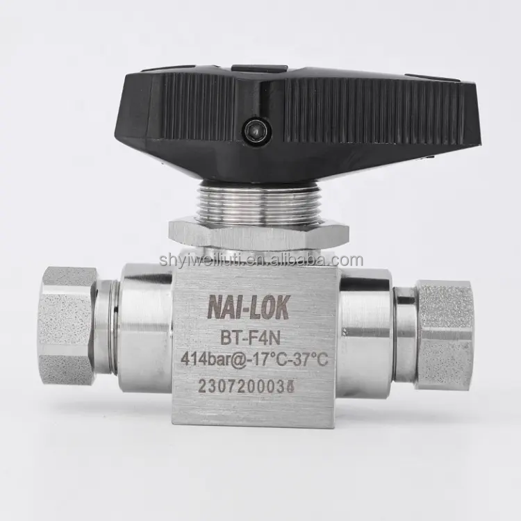 NAI LOK Stainless Steel 316 Instrument Safety Relief Valve Compression Tube End Fittings 1/4 Double Ferrule MNPT  Relief Valves