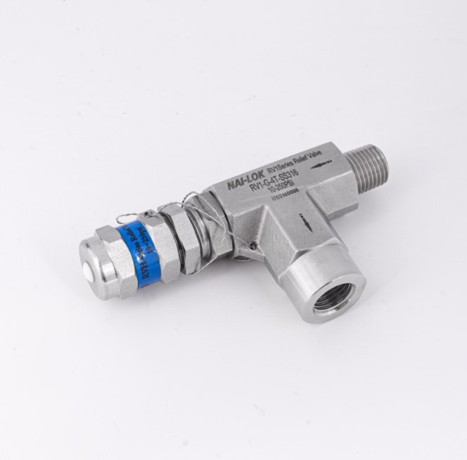 1/2 Male NPT x 1/4 FNPT Relief Valves Compression Fittings Stainless Steel 316 Instrument 1/4 Female Male Safety Relief Valve