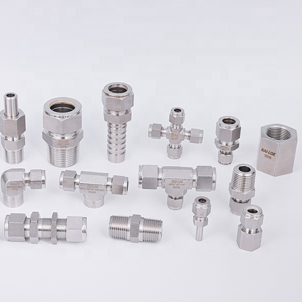 NAI LOK Stainless Steel 316 Instrument Safety Relief Valve Compression Tube End Fittings 1/4 Double Ferrule Relief Valves