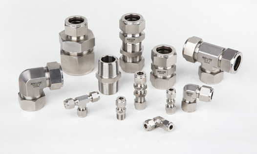 Stainless Steel SS316 Metric Double Ferrule Union Nuts Tube Fitting Nuts High Pressure Air Connector SS316 Compression Fittings