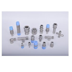 Stainless Steel SS316 Metric Double Ferrule Union Nuts Tube Fitting Nuts High Pressure Air Connector SS316 Compression Fittings