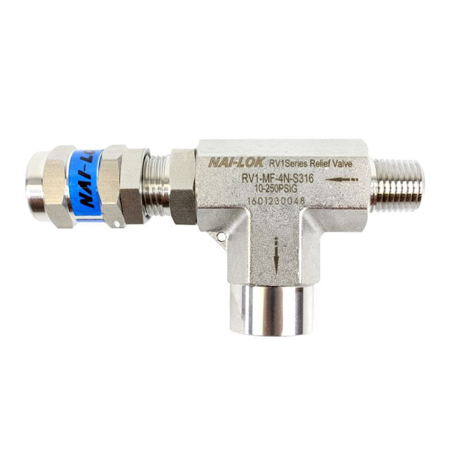 Adjustable pressure relief valve for test bench safety