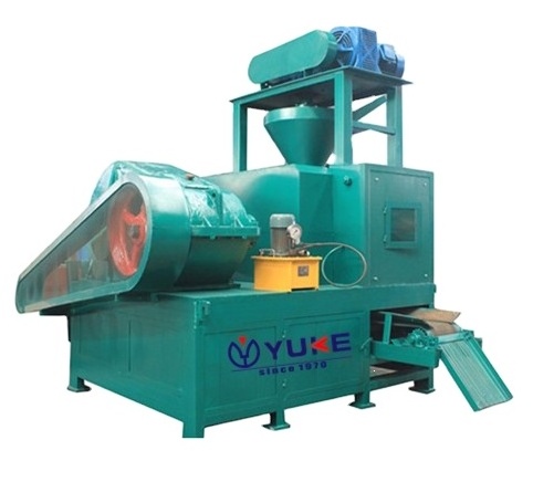 Iron ore fines briquette machine /metal briquetting press/hydraulic dry powder briquetting machine with whole line