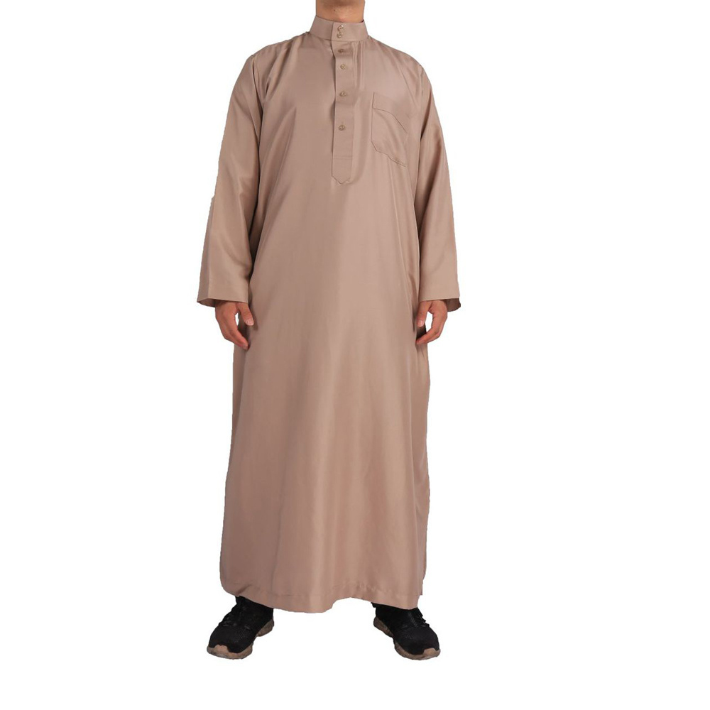 Dubai Abaya Arab Islamic Men Shirt Thobe Skirt Islamic Clothing Muslim Dress Men Plus Size Men's Clothing