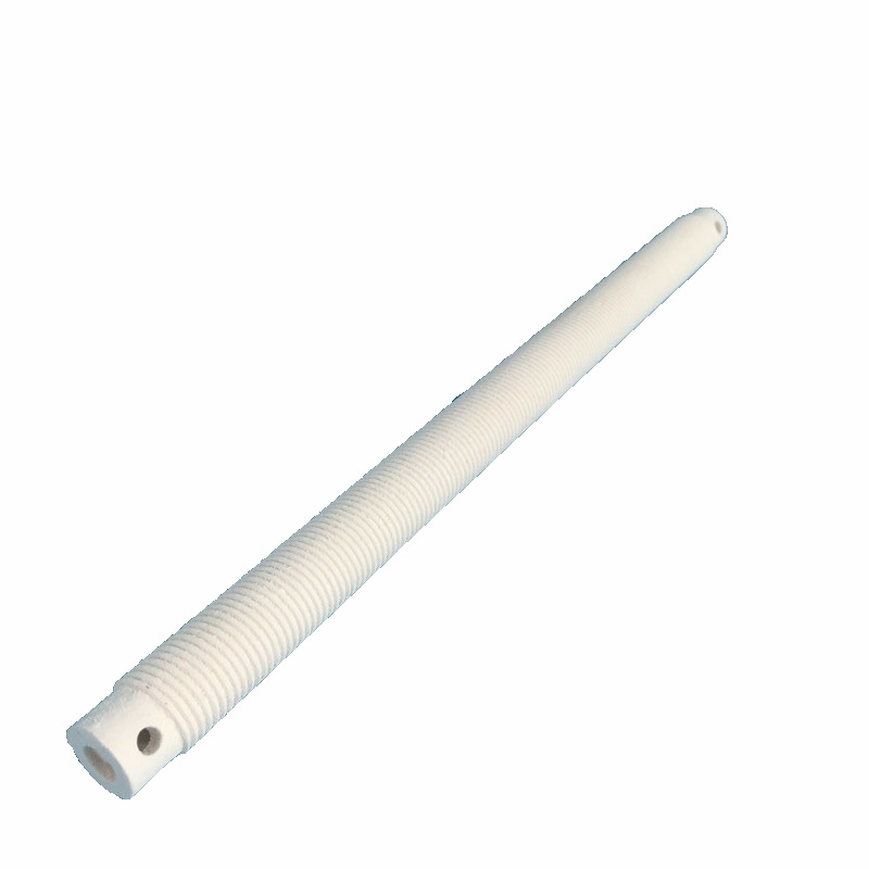 High Strength Alumina Al2o3 Threaded Ceramic Tubes for Heating Support