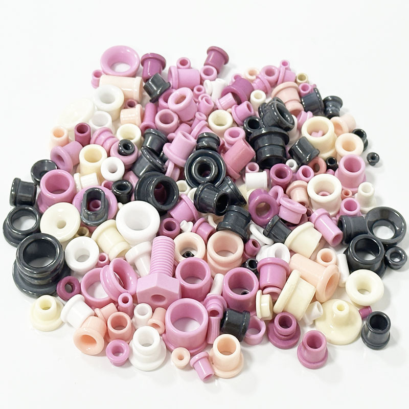 In Stock Pink Color Textile Ceramic Eyelets Wire Guide in Coiling Machine and Spinning and Weaving Machinery Industrial Ceramic