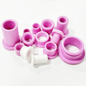 In Stock Pink Color Textile Ceramic Eyelets Wire Guide in Coiling Machine and Spinning and Weaving Machinery Industrial Ceramic