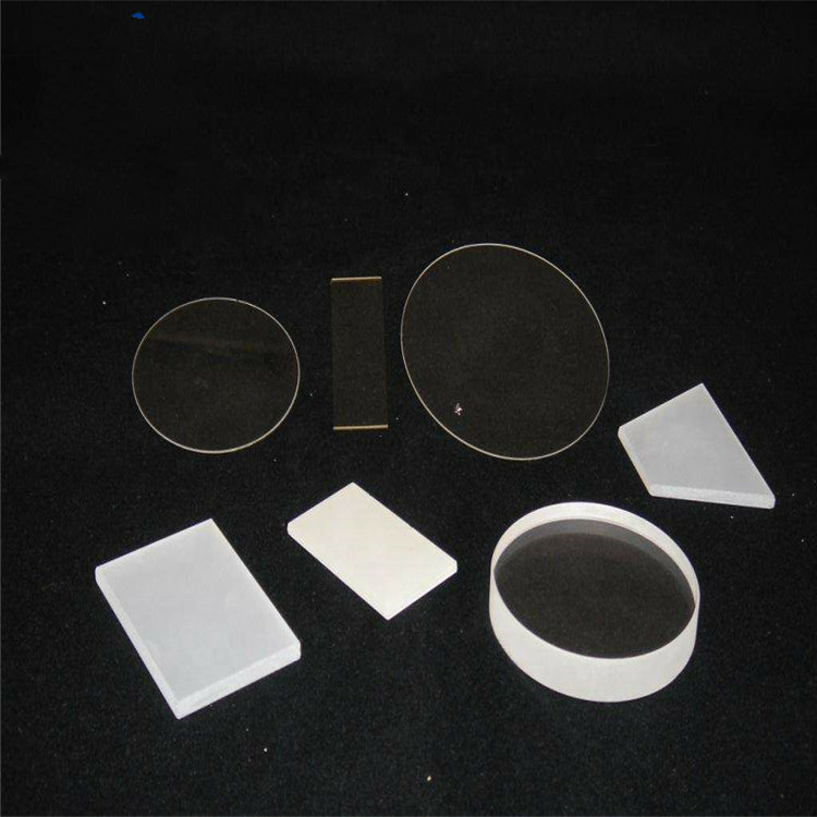 99% Sio2 fused silica quartz glass disc for optical high temperature parts