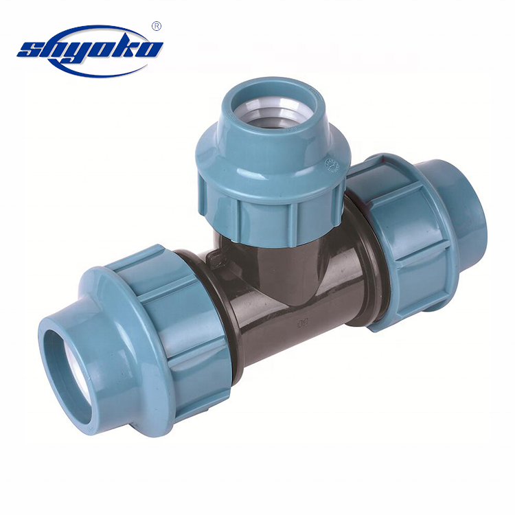 Wholesale Italy type equal  tee pp compression fitting