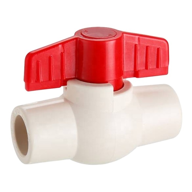 CPVC d2846 ball valve chemical high pressure 1 inch ball valve