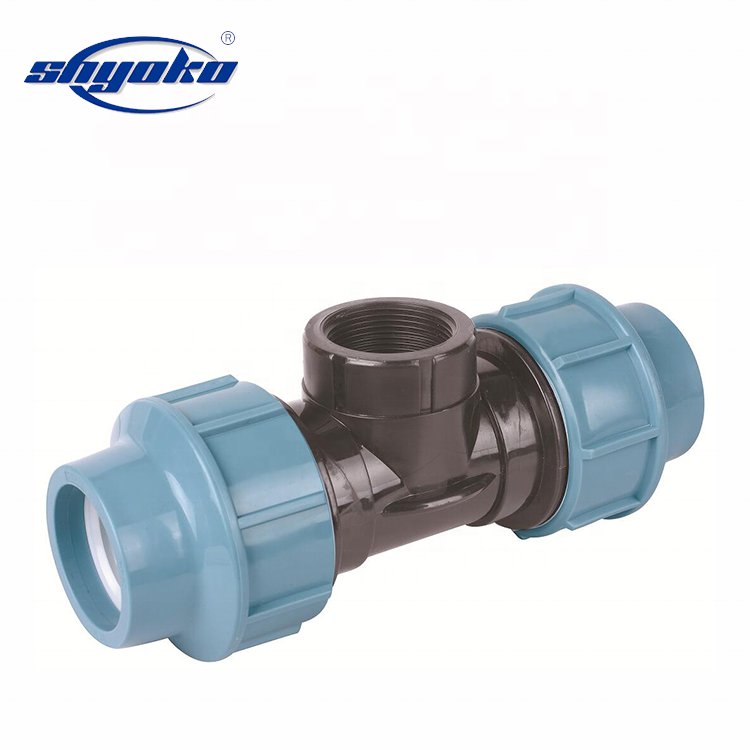 Wholesale Italy type equal  tee pp compression fitting