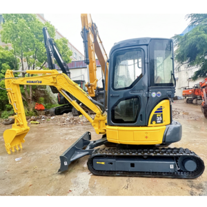 EPA/CE 95% new used crawler mini excavator komatsu pc35