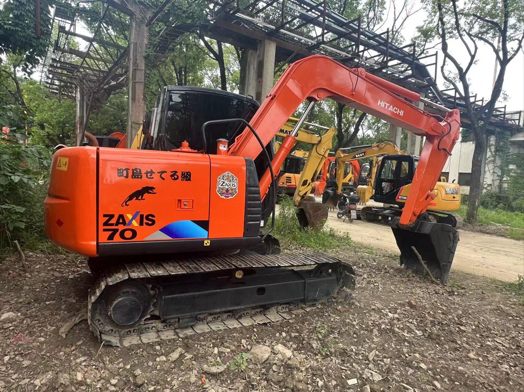 kubota163 used mini excavators popular sold in USA and Canada with good conditions