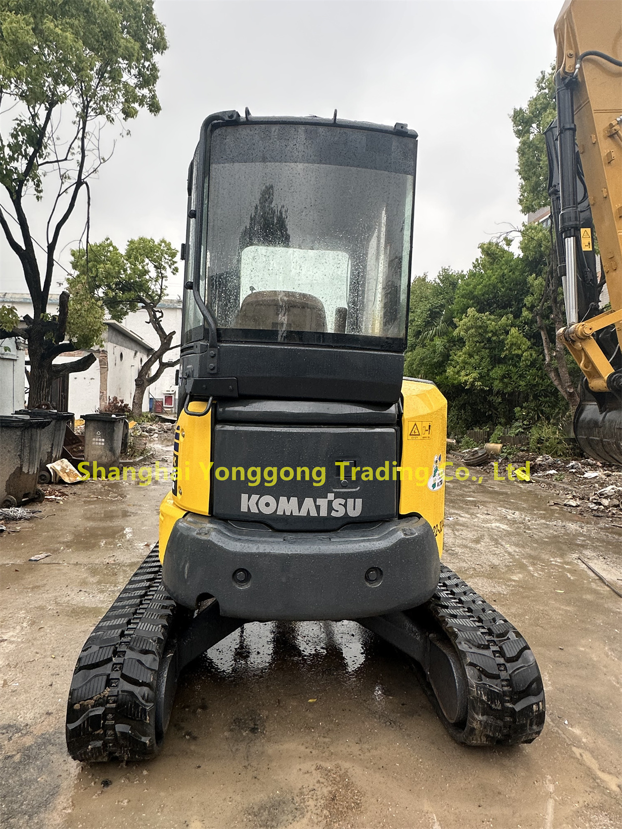 EPA/CE 95% new used crawler mini excavator komatsu pc35