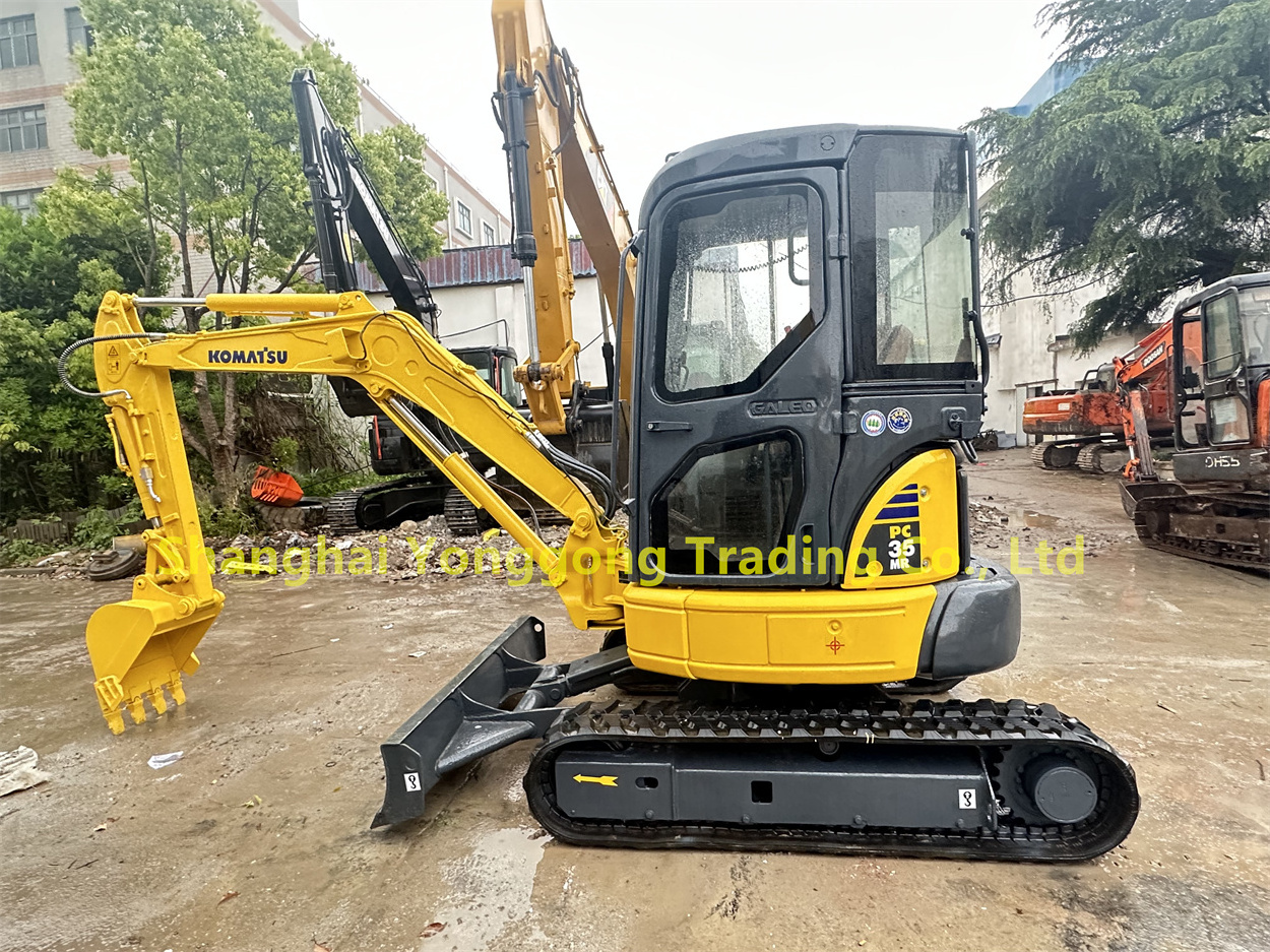 EPA/CE 95% new used crawler mini excavator komatsu pc35