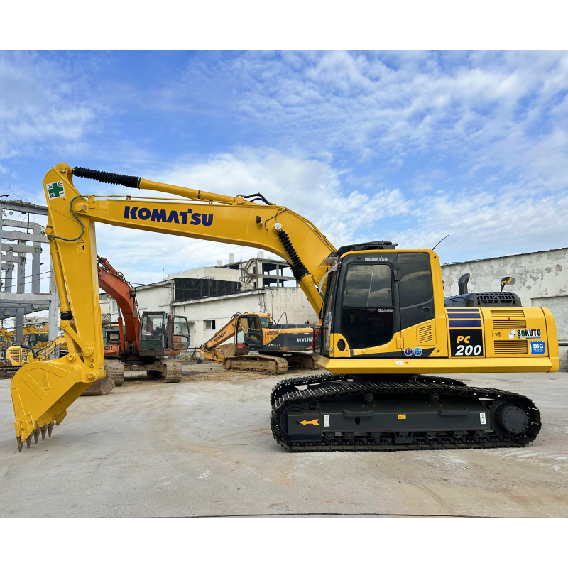 2022 95% new used komatsu pc 200 7 8 used heavy duty equipment komatsu excavator for sale